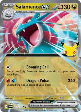 Salamence ex (30C-109) (Holofoil)