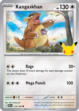 Kangaskhan (30C-114) (Holofoil)