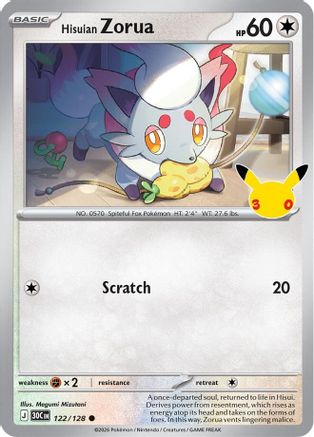 Hisuian Zorua (30C-122) (Holofoil)