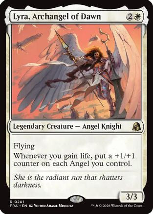 Lyra, Archangel of Dawn (FRA-201) (Foil)