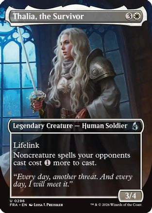 Thalia, the Survivor (Borderless) (FRA-296) (Foil)