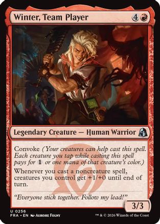 Winter, Team Player (FRA-256) (Foil)