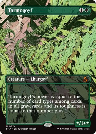 Tarmogoyf (Borderless) (FRA-374) (Foil)