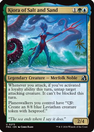 Kiora of Salt and Sand (FRA-273) (Foil)