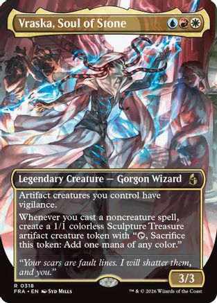Vraska, Soul of Stone (Borderless) (FRA-318)