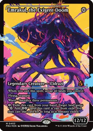 Emrakul, the Exigent Doom (Showcase) (FRA-403) (Foil)