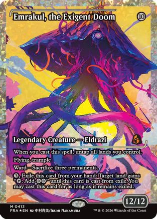 Emrakul, the Exigent Doom (Showcase) (Fracture Foil) (FRA-413)