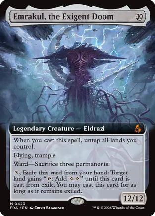 Emrakul, the Exigent Doom (Extended Art) (FRA-423) (Foil)