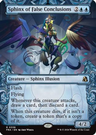 Sphinx of False Conclusions (Showcase) (FRA-338) (Foil)