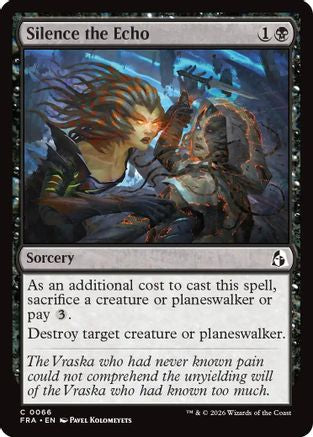 Silence the Echo (FRA-066) (Foil)