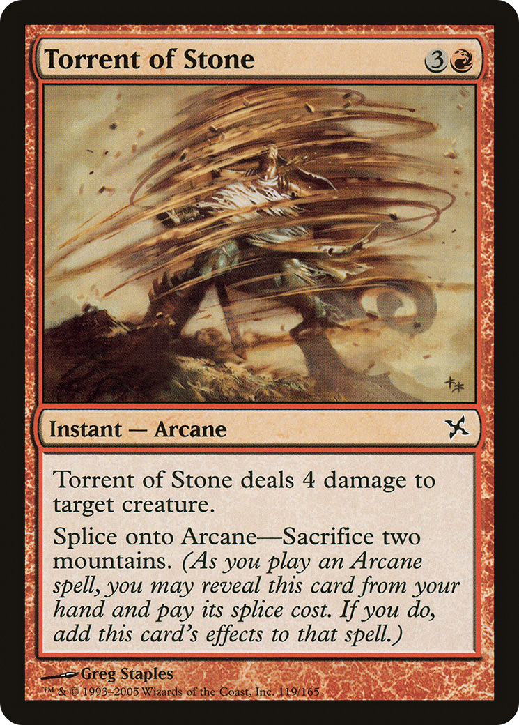 Torrent of Stone (BOK-119) (Foil)