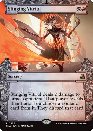 Stinging Vitriol (Showcase) (FRA-356) (Foil)