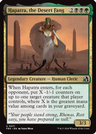 Hapatra, the Desert Fang (FRA-271)