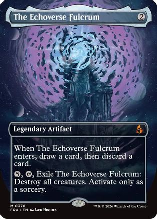 The Echoverse Fulcrum (Borderless) (FRA-378) (Foil)