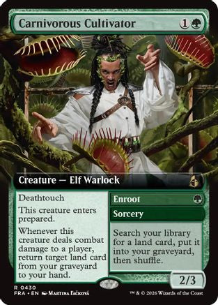 Carnivorous Cultivator (Extended Art) (FRA-100) (Foil)