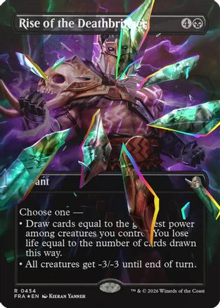 Rise of the Deathbringer (Borderless) (Facet Foil) (FRA-454)