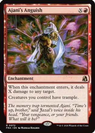 Ajani's Anguish (FRA-072) (Foil)