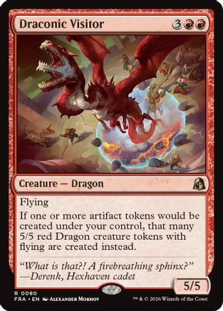 Draconic Visitor (FRA-080) (Foil)