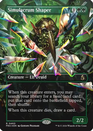 Simulacrum Shaper (Borderless) (Facet Foil) (FRA-460)