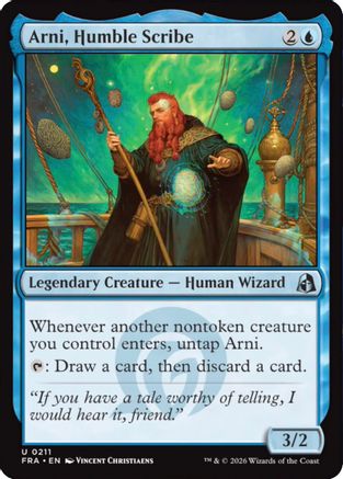 Arni, Humble Scribe (FRA-211) (Foil)
