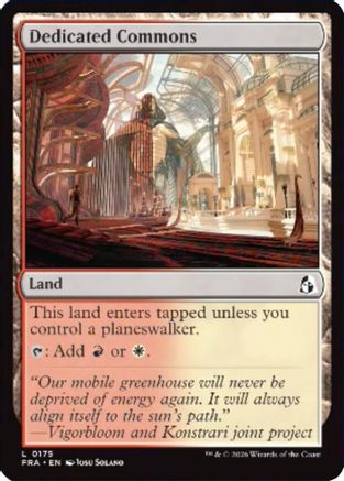 Dedicated Commons (FRA-175)