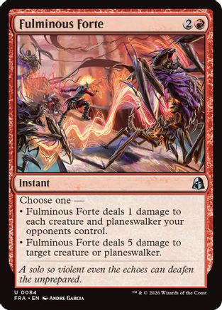 Fulminous Forte (FRA-084) (Foil)