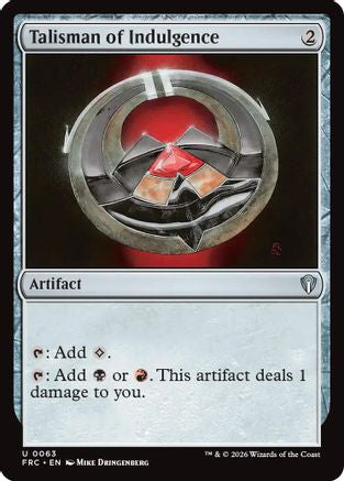 Talisman of Indulgence (FRC-063)