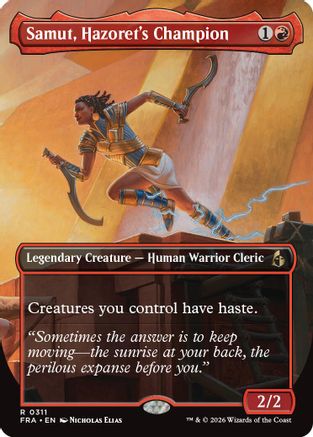 Samut, Hazorer's Champion (Borderless) (FRA-311)