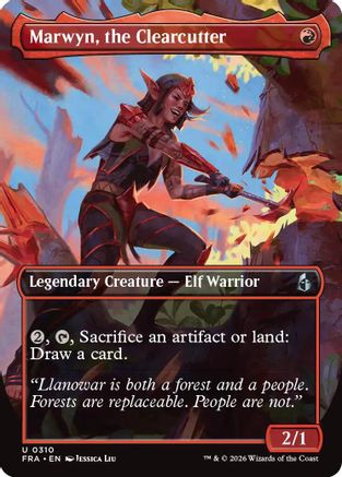 Marwyn, the Clearcutter (Borderless) (FRA-310) (Foil)