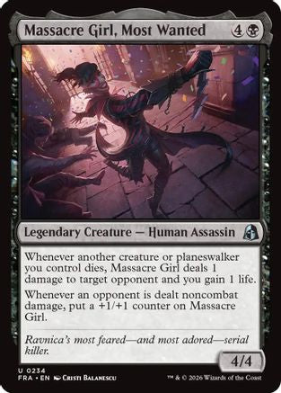 Massacre Girl, Most Wanted (FRA-234)