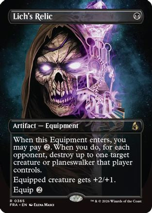 Lich's Relic (Borderless) (FRA-365)