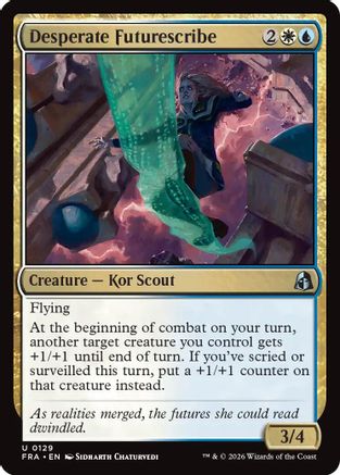 Desperate Futurescribe (FRA-129) (Foil)
