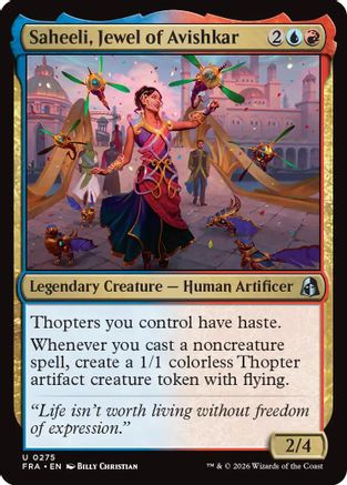 Saheeli, Jewel of Avishkar (FRA-275)