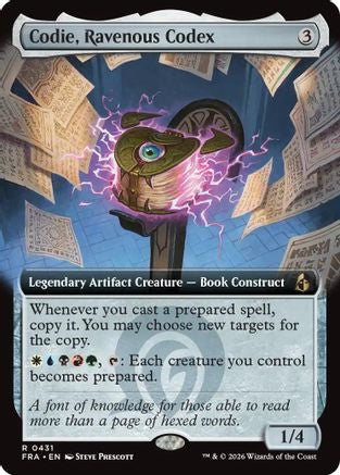 Codie, Ravenous Codex (Extended Art) (FRA-431)