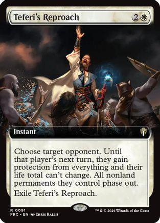 Teferi's Reproach (Extended Art) (FRC-091)