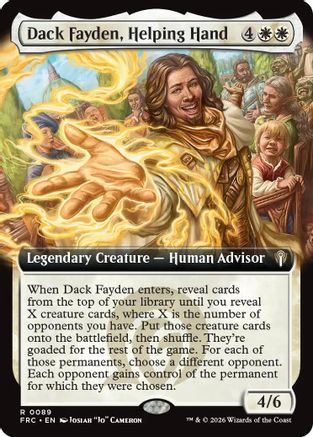 Dack Fayden, Helping Hand (Extended Art) (FRC-089)