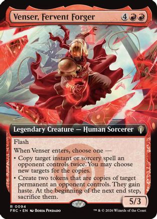 Venser, Fervent Forger (Extended Art) (FRC-094)