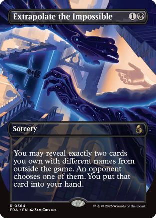 Extrapolate the Impossible (Borderless) (FRA-364) (Foil)