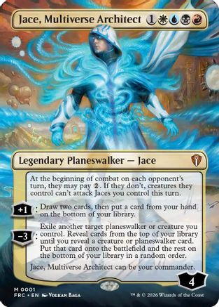 Jace, Multiverse Architect (Borderless) (FRC-001) (Foil)