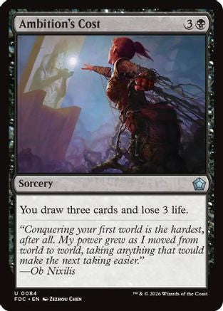 Ambition's Cost (FDC-084)