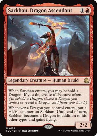 Sarkhan, Dragon Ascendant (FDC-172)