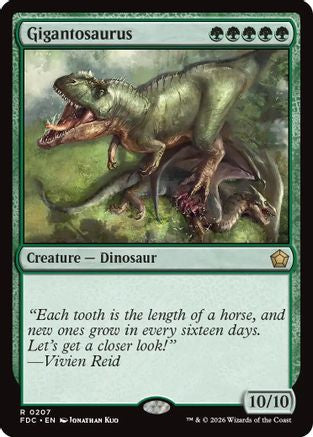 Gigantosaurus (FDC-207)