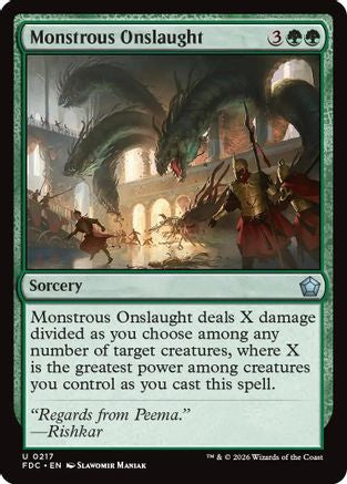Monstrous Onslaught (FDC-217)