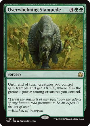 Overwhelming Stampede (FDC-218)