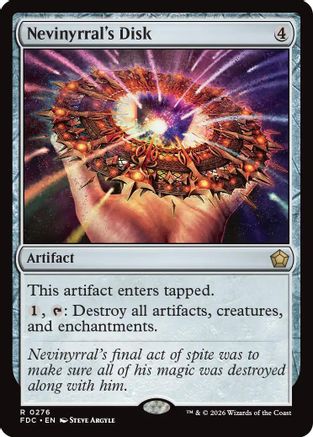 Nevinyrral's Disk (FDC-276)