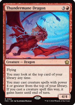 Thundermane Dragon (FDC-182)