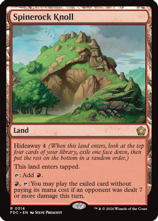 Spinerock Knoll (FDC-314)