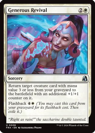 Generous Revival (FRA-008) (Foil)