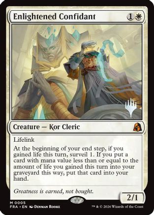 Enlightened Confidant (PPFRA-005) (Foil)