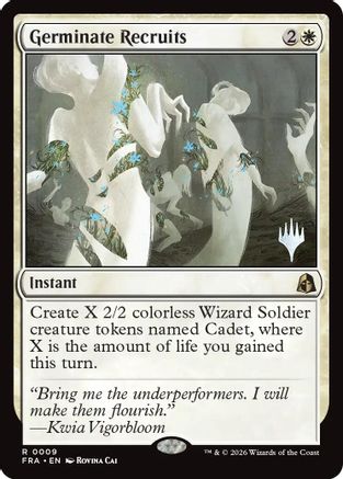 Germinate Recruits (PPFRA-009) (Foil)